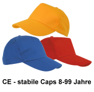 farbige Kappen für Vereine und Gruppen